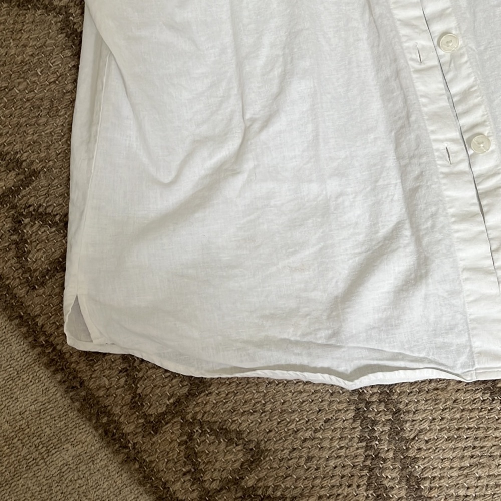 White Linen woman’s top - Picture 6 of 8
